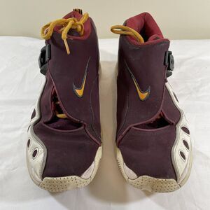 Men's Nike Zoom 'GP' Gary Payton Maroon Basketball Trainers Sneakers - Size 10.5